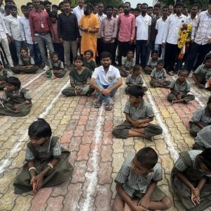 दीपके के गांव में स्कूल की मरम्मत शुरू:दो दिन पहले वीडियो बनाकर गिनाई थीं कमियां; CCTV और टॉयलेट का काम चालू